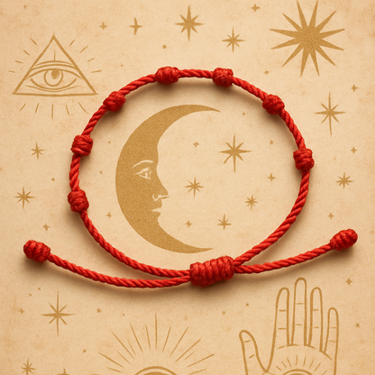 Pulseira dos 7 nós Kabbalah | Proteção e Elegância | Compre 1 leve 2