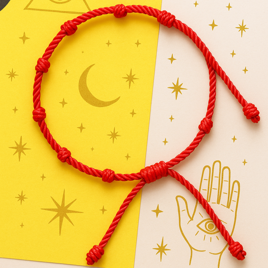 Pulseira dos 7 nós Kabbalah | Proteção e Elegância | Compre 1 leve 2