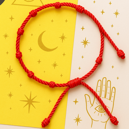 Pulseira dos 7 nós Kabbalah | Proteção e Elegância | Compre 1 leve 2