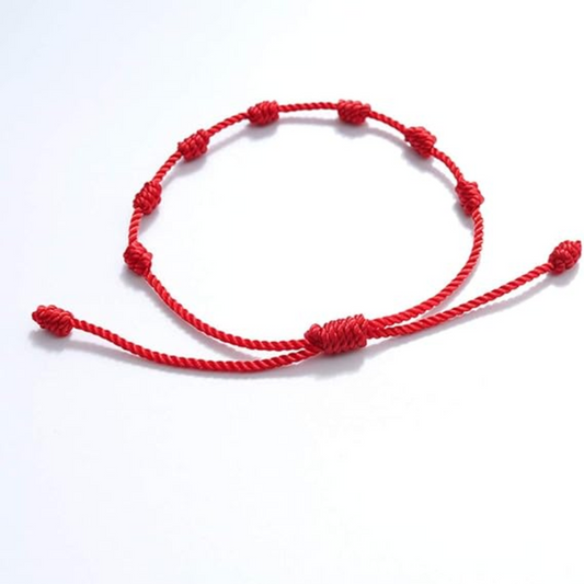 Pulseira dos 7 nós Kabbalah | Proteção e Elegância | Compre 1 leve 2
